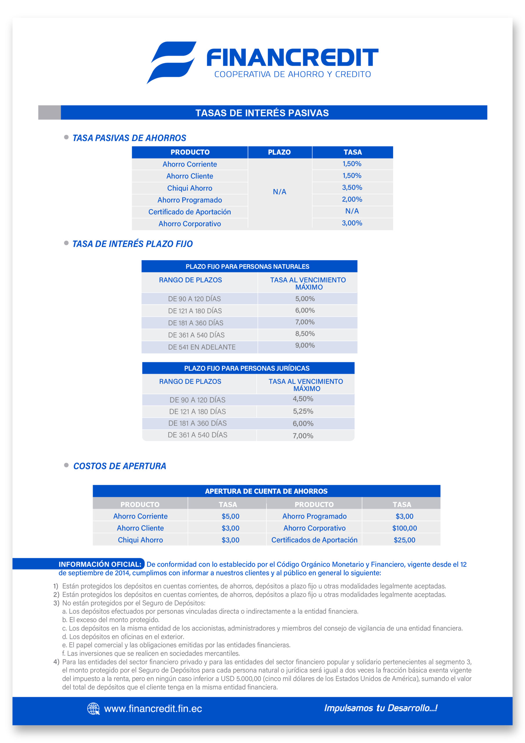 tarifarios 01